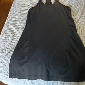 Lululemon Athletica Black Racerback Tank Dress